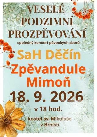 18.09.2026 veselé prozpěvování - Kostel sv. Mikuláše Brniště